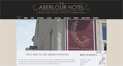 Desktop Screenshot of aberlourhotel.co.uk